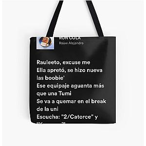 rauw alejandro albums,  All Over Print Tote Bag RB3107