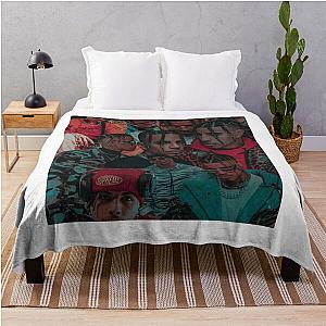 RAUW Alejandro illustration Graphic Throw Blanket RB3107