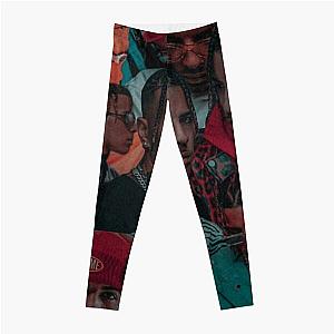 RAUW Alejandro illustration Graphic Leggings RB3107