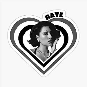 RAYE heart sticker