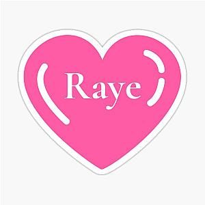 Pink Girl Sticker Name Raye