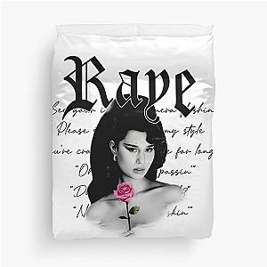 Holding Rose Flower Raye Duvet Cover