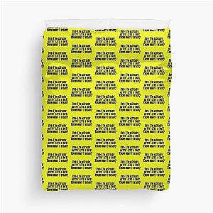 Escapism Lyric Duvet Cover