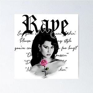 Holding a Rose Flower Poster by Raye