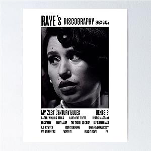 RAYE tracklist Poster