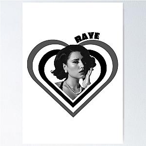 RAYE heart Poster