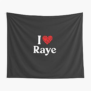 Raye Heart I Love Raye Tapestry