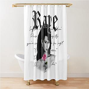 Holding Rose Flower Raye Shower Curtain