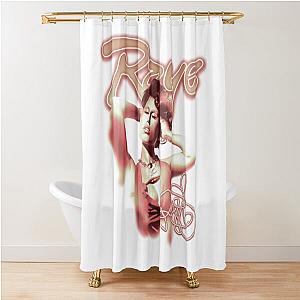 Raye in Pink Shower Curtain