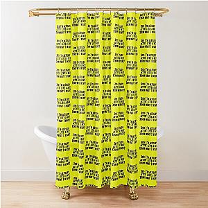 Escapism Raye Lyric Shower Curtain