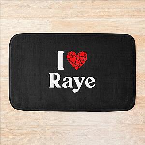 Raye Heart - I Love Bath Mat