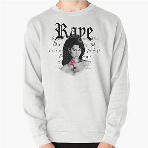 Holding Rose Flower Raye Pullover Sweatshirt