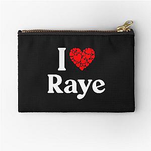 Raye Heart - I Love Zipper Pouch
