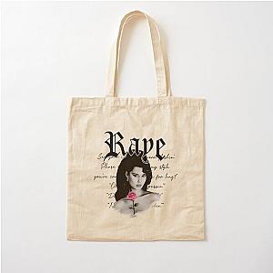 Holding a Rose in a Cotton Tote Bag
