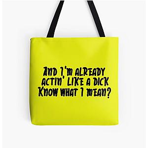 Escapism Raye Lyric Tote Bag