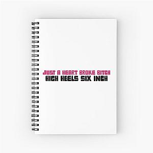 Escapism Lyric Spiral Notebook