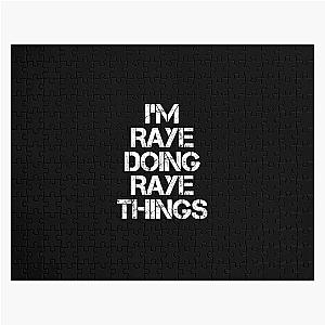 Raye Name T Shirt - I'm Raye Doing Things Name Gift Item Tee Puzzle