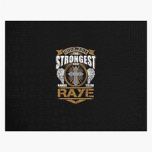 Raye Name T Shirt - God Found Them Strong And Named Them-Raye Gift Item Tee