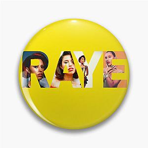 Raye T-Shirt and Raye Stickers Pin
