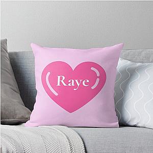 Raye Girl Pink Throw Pillow