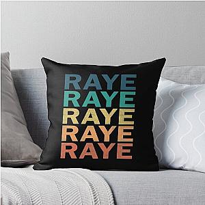 Raye Name T Shirt - Raye Vintage Raye Name Gift Item Tee Throw Pillow