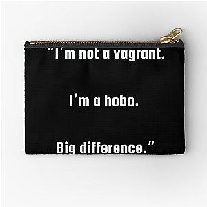 Jack Reacher, I'm a hobo. Big difference Zipper Pouch