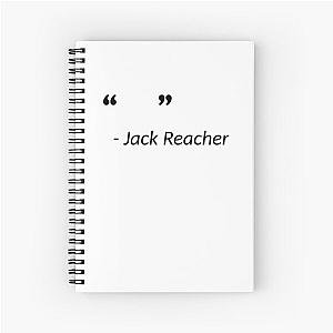 Jack Reacher said Notebook 
black Spiral