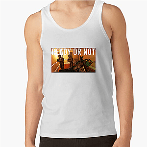 Ready Or Not Tactical SWAT Action Style Ready Or Not Tank Tops