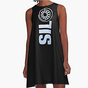 Silo emblem Tv Series Rebecca Ferguson as Juliette Nichols fan works graphic design A-Line Dress