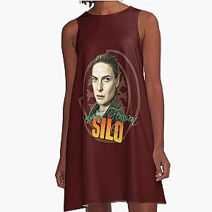 Silo Emblem, Rebecca Ferguson as Juliette Nichols, Fan Works Graphic Design, A-Line Dress
