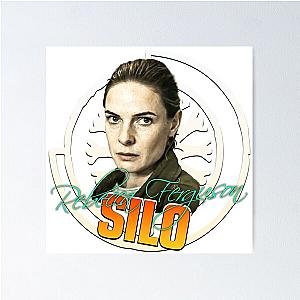 Silo emblem Tv Series Rebecca Ferguson as Juliette Nichols fan works graphic design,Iron Palette Poster