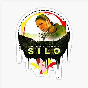 Silo TV Series Rebecca Ferguson as Juliette Nichols fan works graphic design bay iron palette Sticker