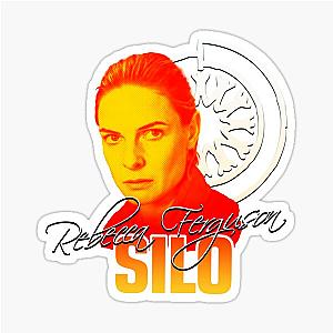 Silo emblem, TV Series Rebecca Ferguson as Juliette Nichols fan art bay iron palette Sticker