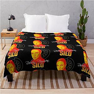 Silo Emblem Tv Series Rebecca Ferguson as Juliette Nichols fan works graphic design throw blanket