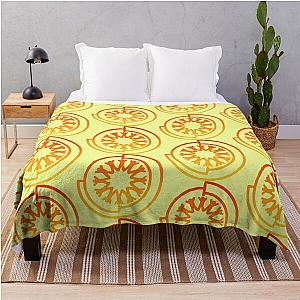 Silo emblem, TV series Rebecca Ferguson as Juliette Nichols fan works graphic design by iron palette Throw Blanket