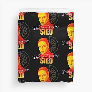 Silo Badge, TV Series Rebecca Ferguson as Juliette Nichols a fan designs graphic iron print Duvet Cover
