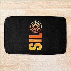 Silo emblem. Tv Series Rebecca Ferguson as Juliette Nichols fan works graphic design in iron and Bath Mat