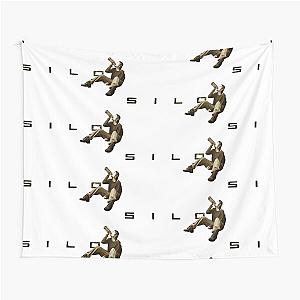 Silo Tv Series Rebecca Ferguson as Juliette Nichols fan works graphic design bay iron pattern Tapestry