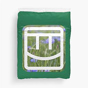 Floral Rec Room Logo  74png Duvet Cover