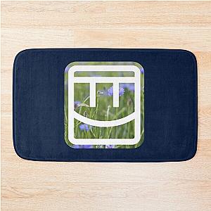 Floral Rec Room Logo   Bath Mat