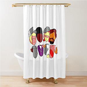 rec room Shower Curtain