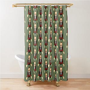 rec room character Shower Curtain