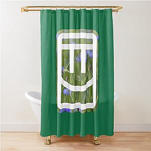 Floral Rec Room Logo  74png Shower Curtain