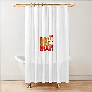 Painted Rec Room logo Shower Curtain