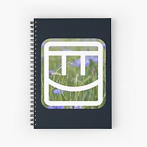 Floral Rec Room Logo   Spiral Notebook