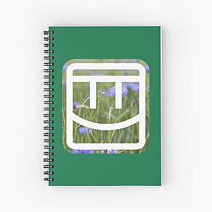 Floral Rec Room Logo  74png Spiral Notebook