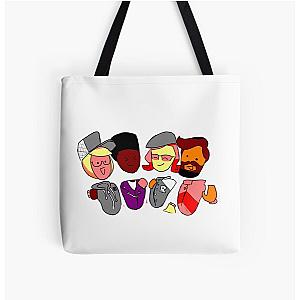 rec room All Over Print Tote Bag