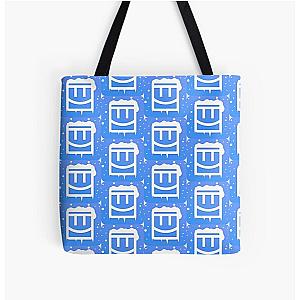 Rec Room Winter All Over Print Tote Bag