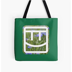 Floral Rec Room Logo  74png All Over Print Tote Bag