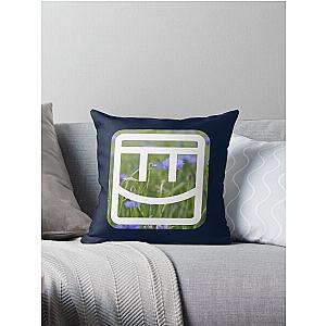 Floral Rec Room Logo   Throw Pillow